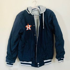 Reversible Sweater/Rain Houston Astros Jacket